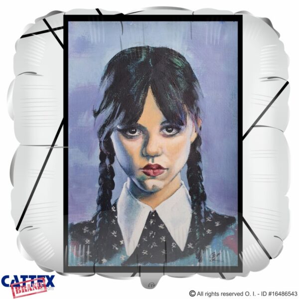 Palloncino Merdoledì Wednesday Addams 18"